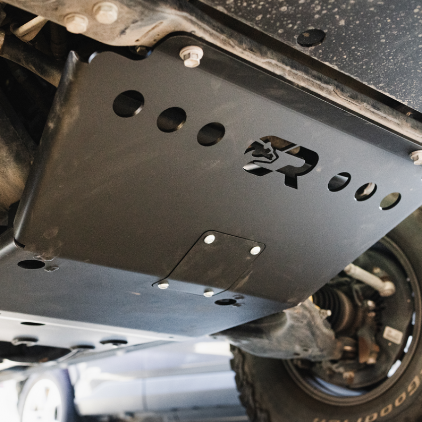 Cali Raised LED CR3673 Cali Raised 05-23 Toyota Tacoma Front Skid Plate - Aluminum / Raw