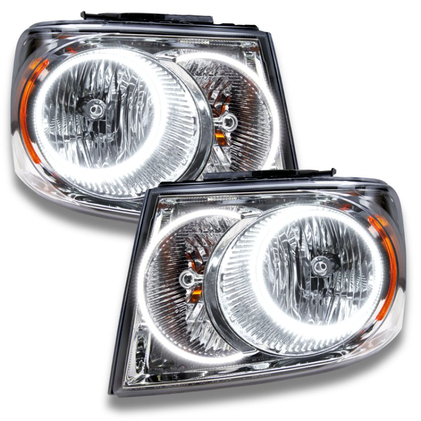 Oracle Lighting 7201-001 SMD Pre-Assembled Headlights, Chrome Bezel, White