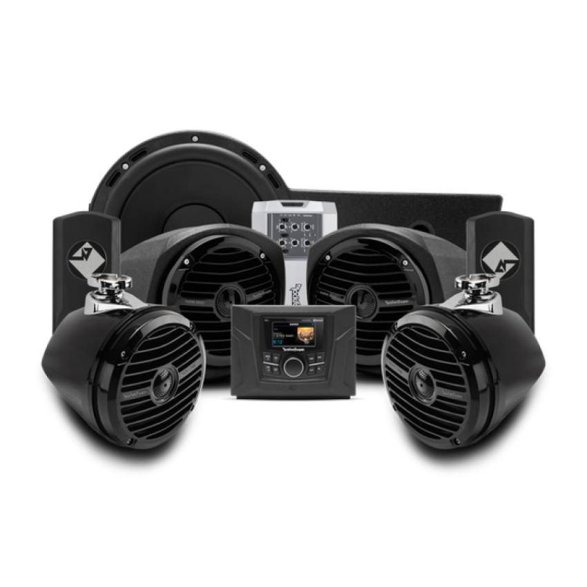 Rockford Fosgate UTV GNRL-STAGE4 Rockford Fosgate 16-21 Polaris General 1000 EPS/Deluxe / 17-21 General 4 400 Watt Stereo Kit