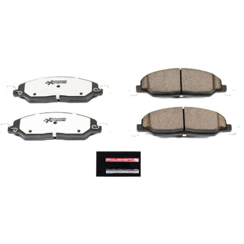 PowerStop Z26-1081 PowerStop - Z26 Performance Carbon-Fiber Ceramic Brake Pads with Hardware Kit