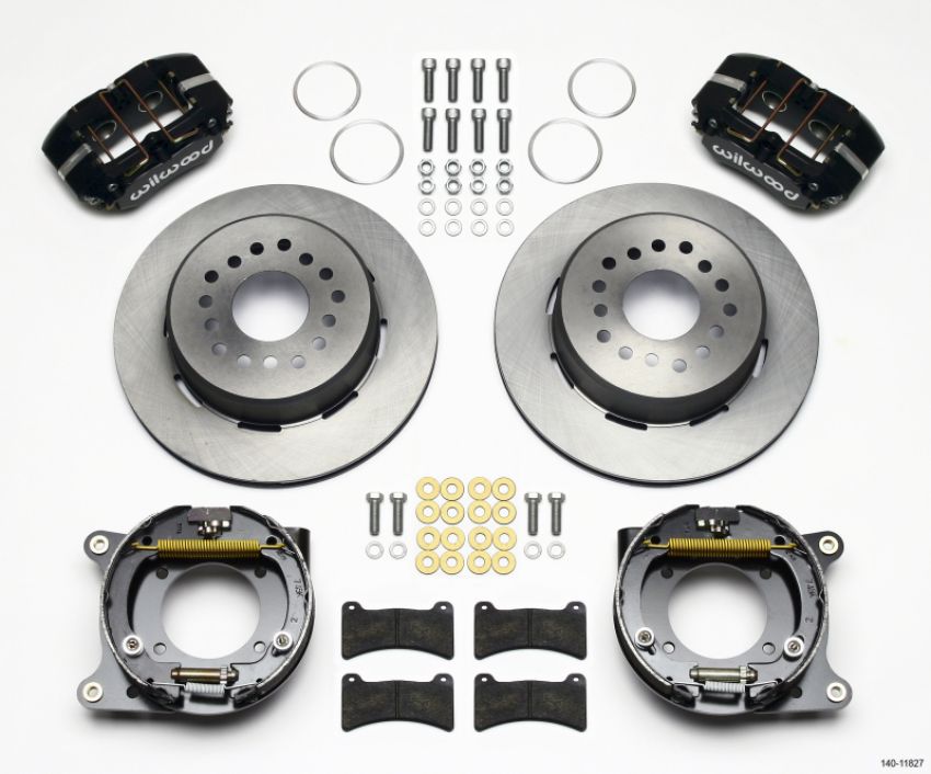 Wilwood 140-11827 Dynapro Low-Profile 11.00in P-Brake Kit Impala 59-64 / Corvette 57-62