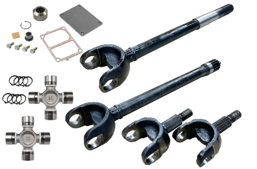 Revolution Gear & Axle DC-D44-JLJT-2PC-FAD 2018+ Jeep Wrangler JL & JT Chromoly Discovery Series Front Axle Kit w/FAD