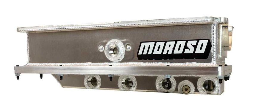 Moroso 20395 Energy Mfg 351W/SBF 351W 2 Piece 4 Pickup Dry Sump 7.25in Aluminum Oil Pan