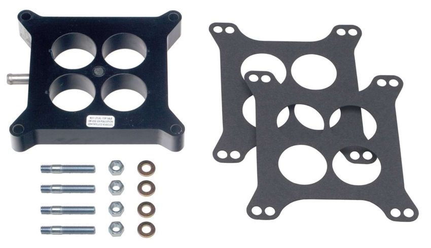 TRANS-DAPT TRA2529 1in Phenolic Carb Spacer Swirl Torque w/PCV