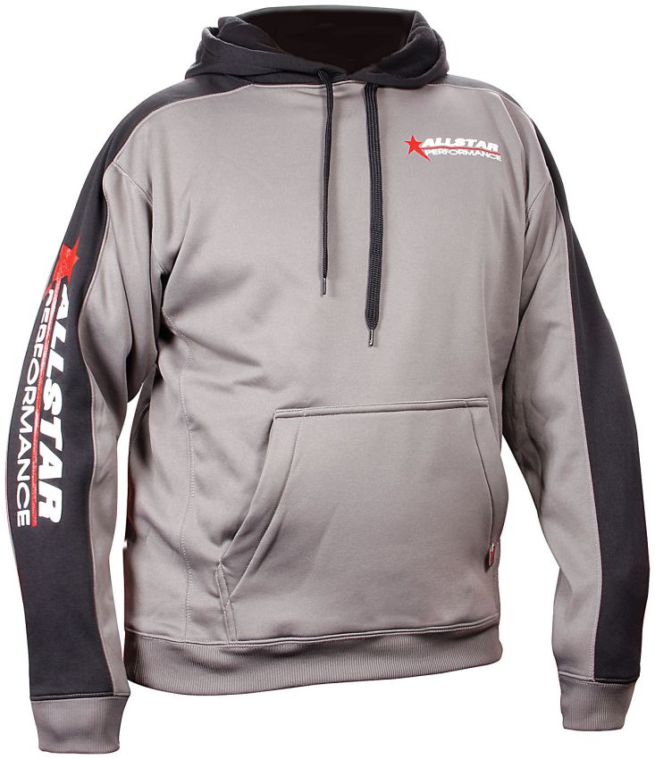 ALLSTAR PERFORMANCE ALL99916XXXL Allstar Hooded Sweatshirt XXXL Slver/Bl