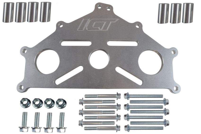 ICT BILLET ICT551897 Engine Safe Stand Adapte r Plate Chevy LS1 Durama