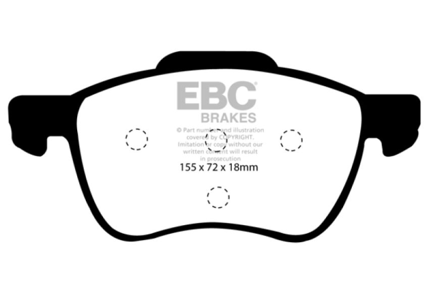 EBC Brakes DP31229C Redstuff Ceramic Low Dust Brake Pads