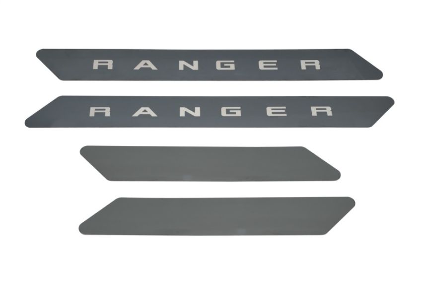 Putco 95143BPFD 19-20 Ford Ranger SuperCrew - w/ RANGER Etching (4pcs) Black Platinum Door Sills