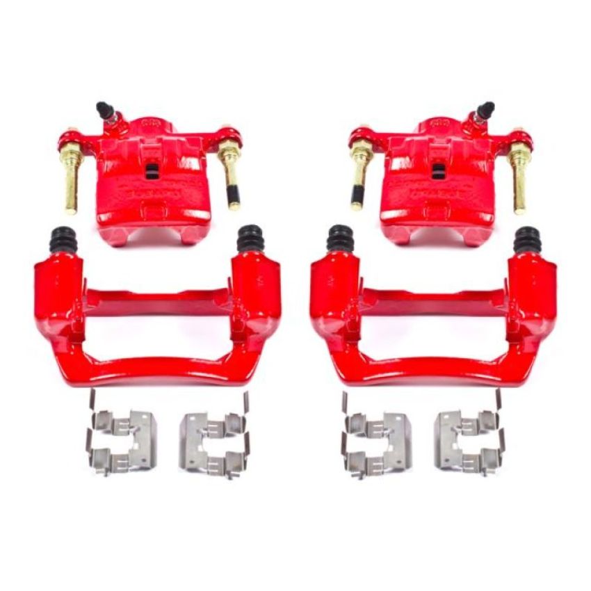 PowerStop S3424 Red Powder Coated Calipers
