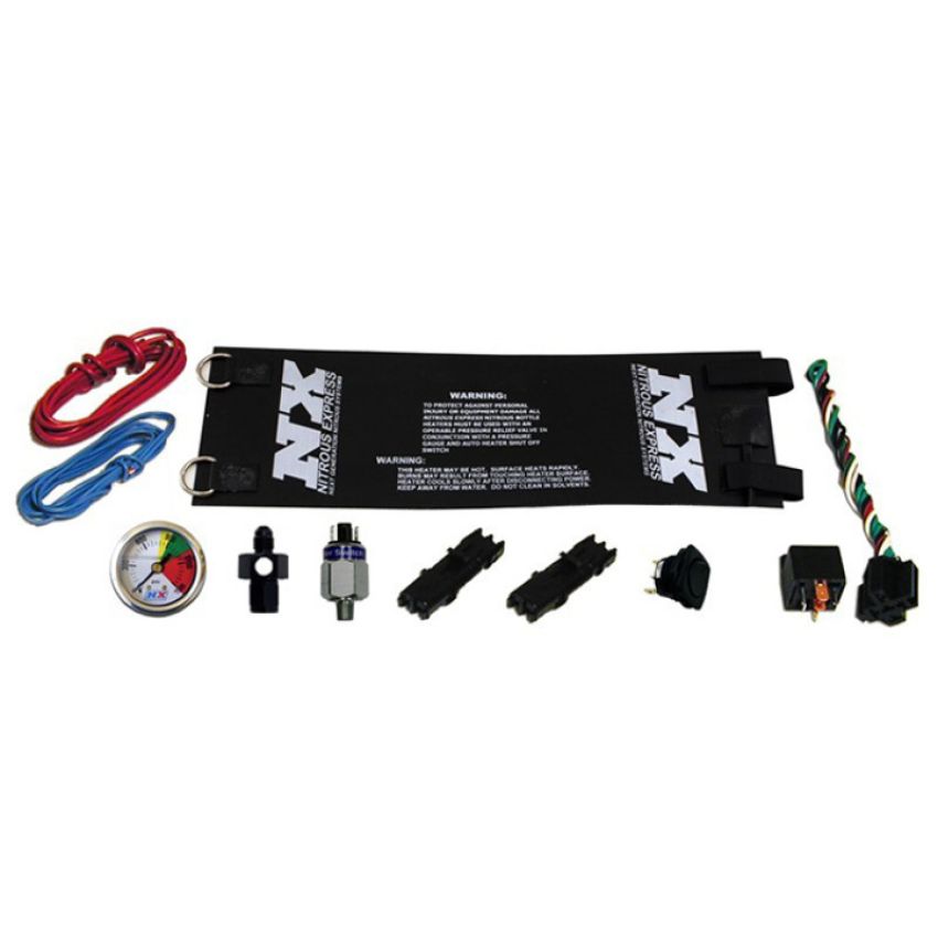 Nitrous Express 15939 HEAVY DUTY FULLY AUTOMATIC BOTTLE HEATER (4AN) W/ GAUGE 14AMPS