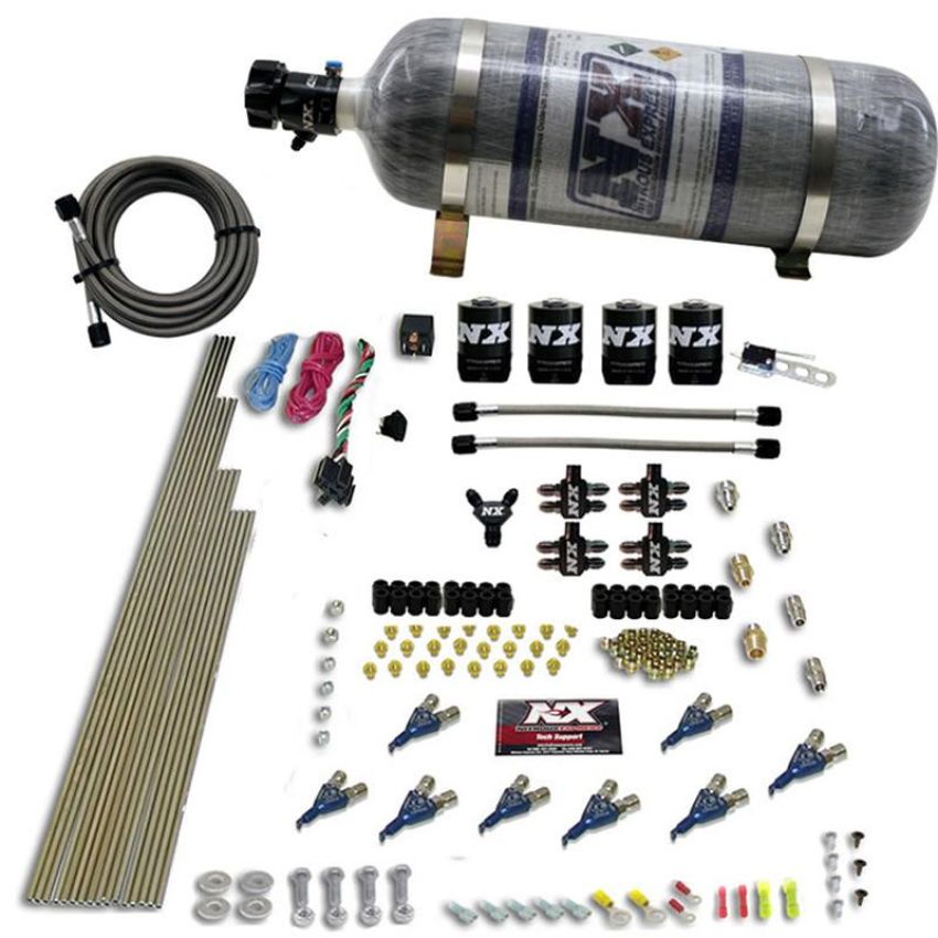 Nitrous Express 80005-12 8-CYL ALCOHOL (250-350-450-550HP) WITH COMPOSITE BOTTLE
