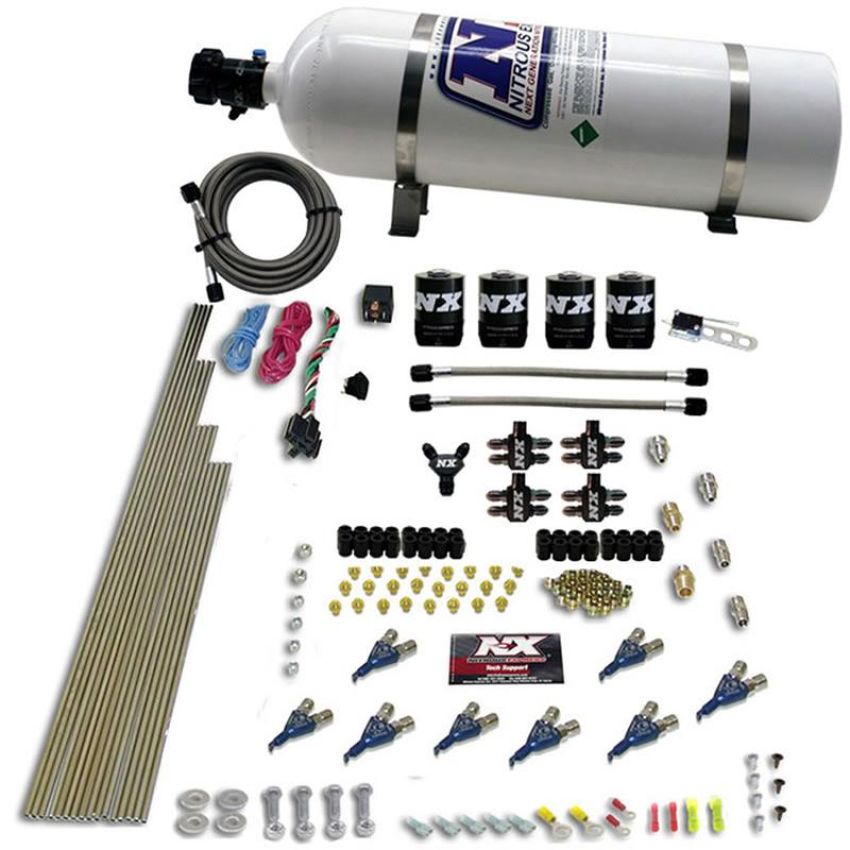 Nitrous Express 80005-15 8-CYL ALCOHOL (250-350-450-550HP) WITH 15LB BOTTLE
