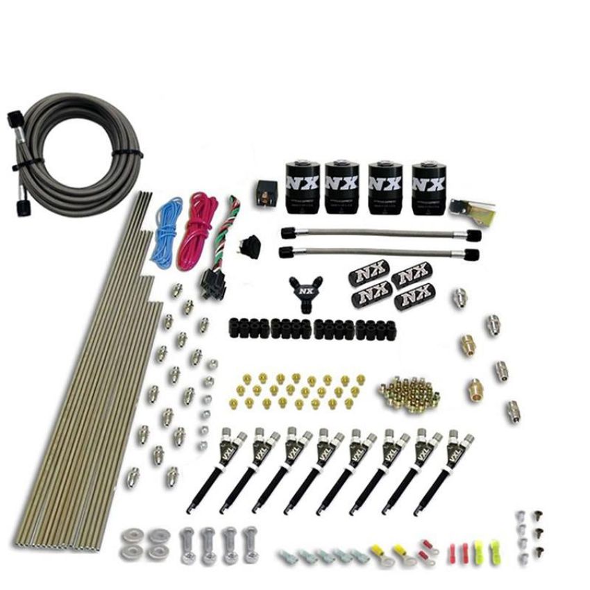 Nitrous Express 80019-00 8 CYL VXL DIRECT PORT, 4 SOLENOIDS (200-500HP JETTING) W/ NO BOTTLE