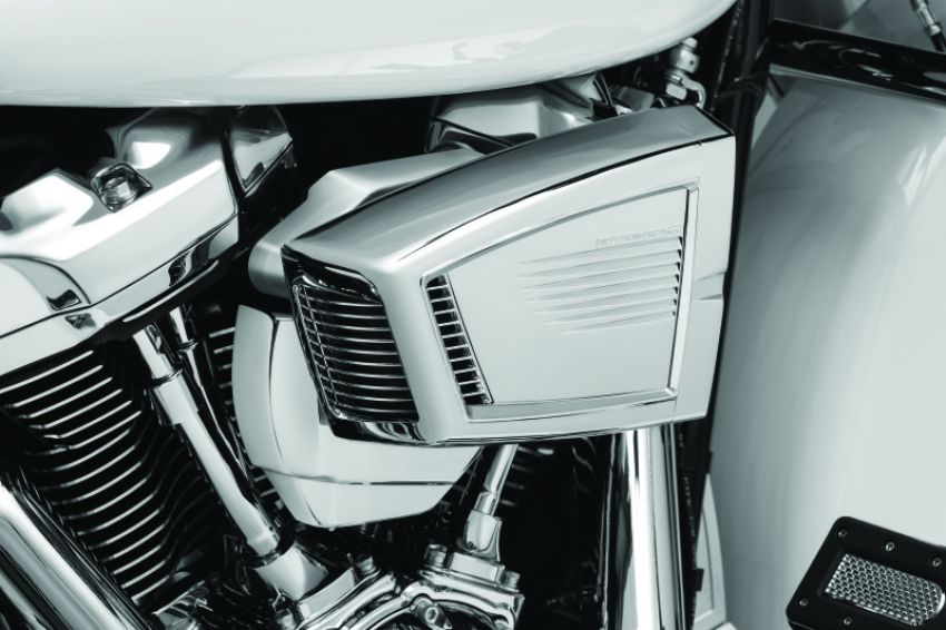 Kuryakyn 9340 Servo Cover Milwaukee-8 With Air Cleaners Black