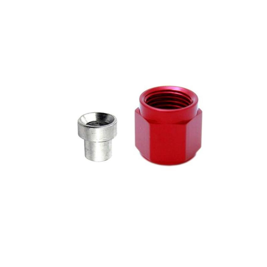 Nitrous Express 80091 3AN B-NUT & SLEEVE (RED) EA.