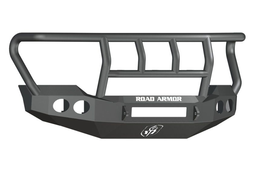 Road Armor 611402B-NW 11-16 Ford F-250 Stealth Front Bumper w/Titan II Guard Wide Flare - Tex Blk