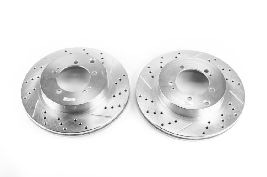 PowerStop JBR1131XPR PowerStop Evolution Performance Drilled, Slotted & Plated Brake Rotor Pair