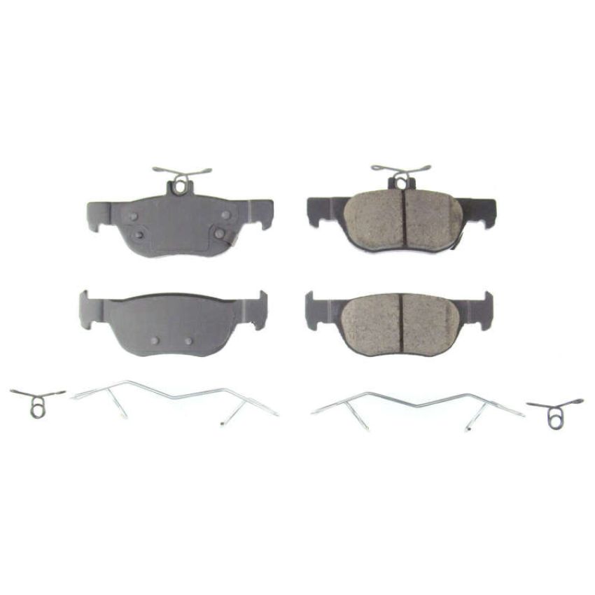 PowerStop 17-2219 PowerStop - Z17 Low-Dust Ceramic Brake Pads with Hardware
