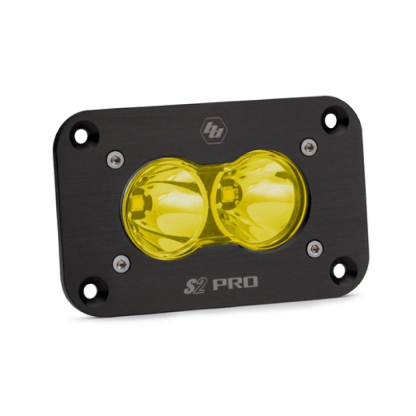 Baja Designs 481011 S2 Pro Black Flush Mount LED Auxiliary Light Pod