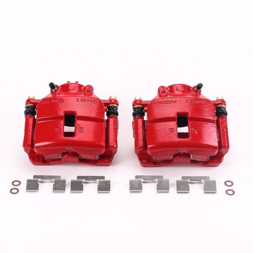PowerStop S4780 Red Powder Coated Calipers
