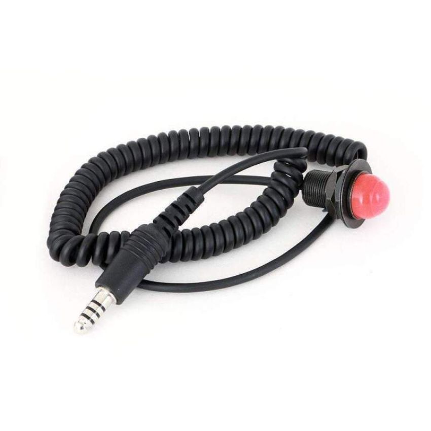 Rugged Radios PTT-VM2-QD Velcro Mount Steering Wheel Push to Talk (PTT) with Quick Disconnect for Intercoms