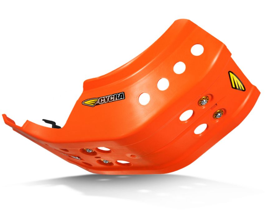 Cycra 1CYC-6212-22 13-15 KTM 250 SX Full Armor Skid Plate - Orange