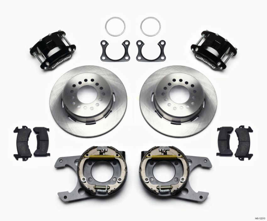 Wilwood 140-12213 D154 P/S Park Brake Kit Big Ford 2.36in Offset