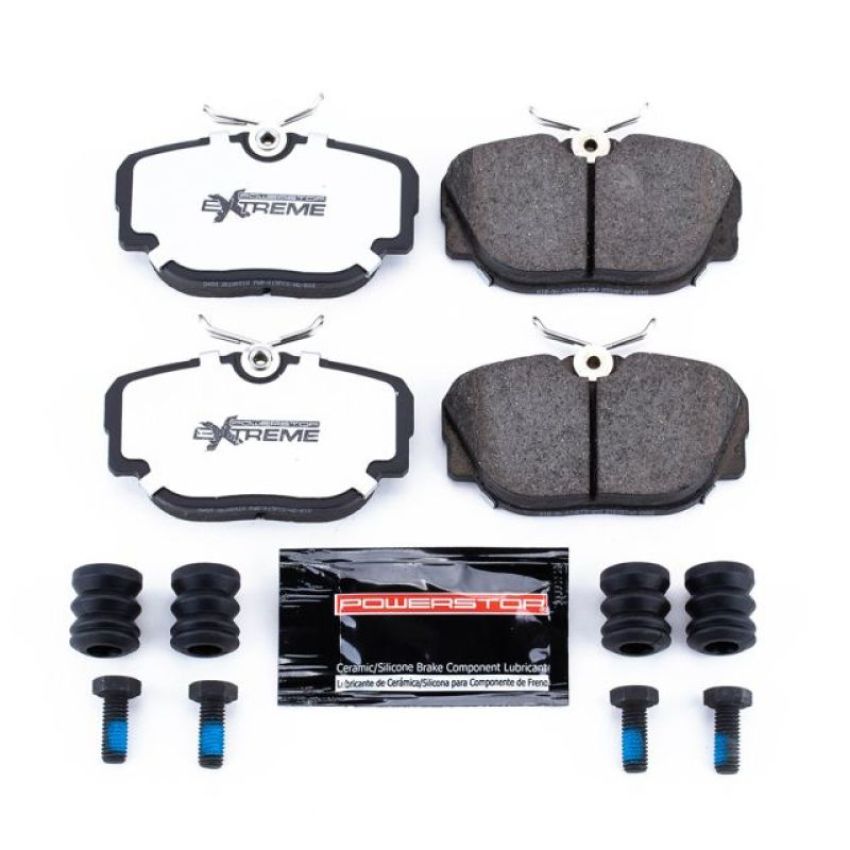 PowerStop Z36-493 PowerStop - Z36 Truck and SUV Carbon-Fiber Ceramic Brake Pads with Hardware Kit