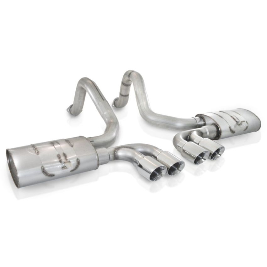 Stainless Works VC53CBQUAD 1997-04 Corvette C5 3in Axleback Quad 3-1/2in Slash-Cut Tips