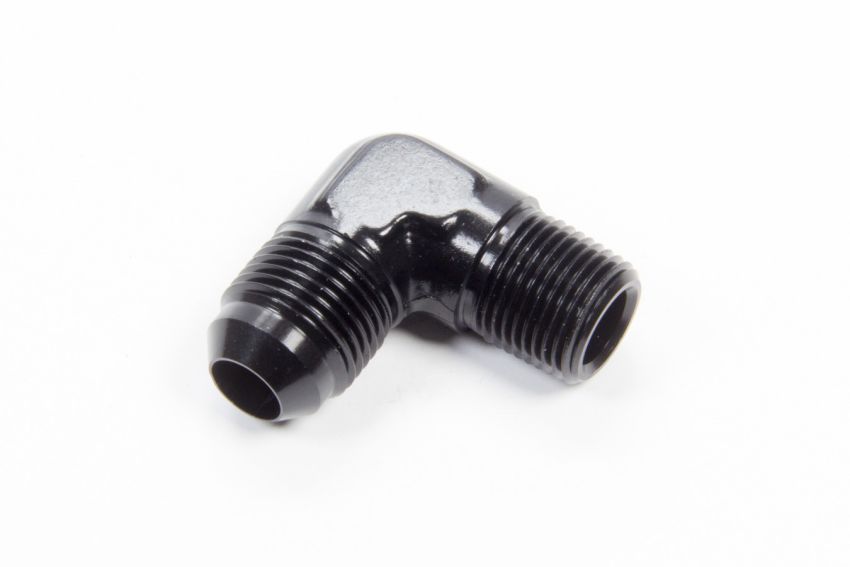AEROQUIP AERFCM5037 90 Deg Alum #8 Flare 3/8 in Black