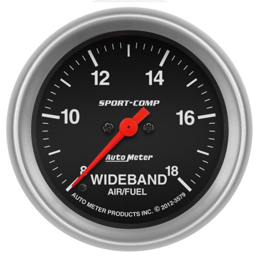 AutoMeter 3579 GAUGE, AIR/FUEL RATIO-WIDEBAND, ANALOG, 2 5/8