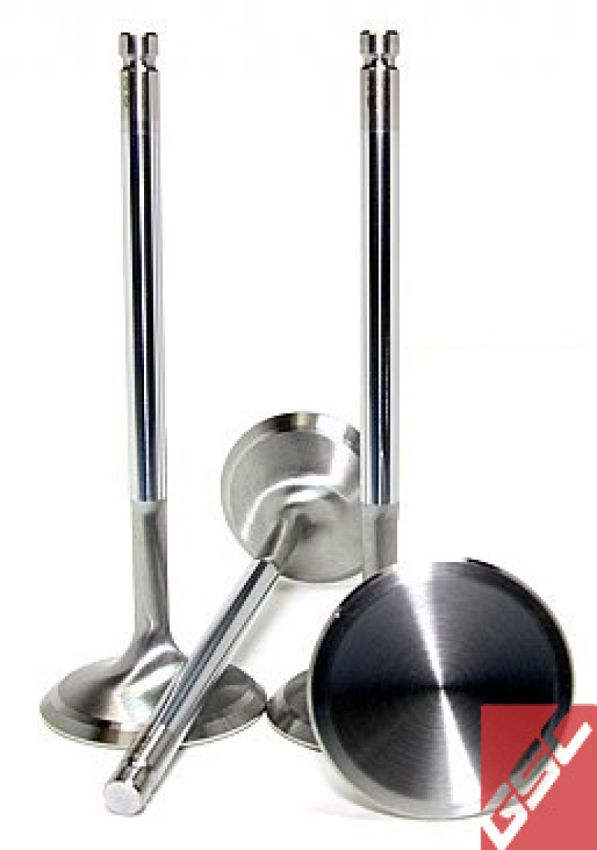 GSC Power Division B2011-50 GSC P-D Subaru EJ205/EJ207/EJ257 STD Head Chrome Polished Exhaust Valve - Set of 50