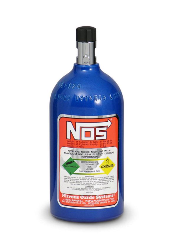 NITROUS OXIDE SYSTEMS NOS14710 2lb. Bottle 10-1/4  4-3/