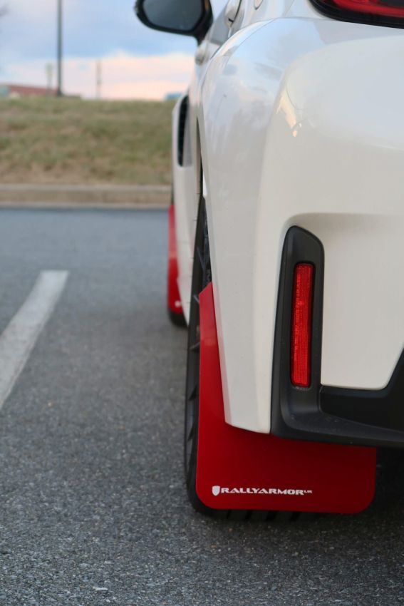 Rally Armor MF89-UR-RD-WH Red Mud Flap/White Logo