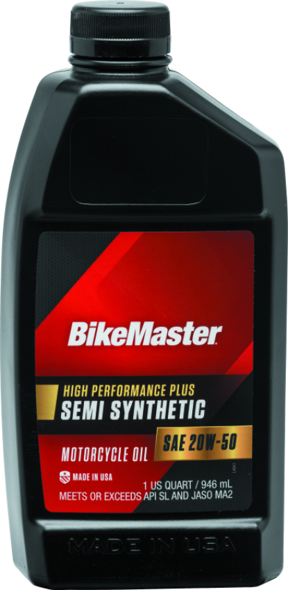 BikeMaster 532319 20W50 Semi Synthetic Oil - Quart