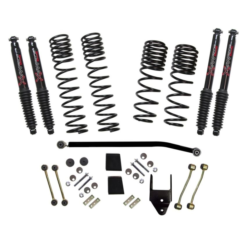 Skyjacker JL40BPBLTD 2020 Jeep JL 4WD Diesel 3.5-4in Dual Rate Long Travel Sus Lift Kit w/ Black Max Shocks