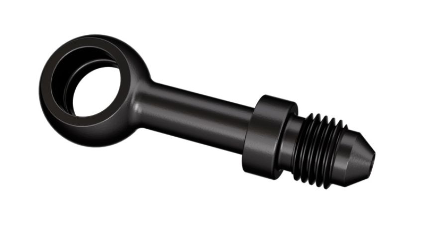 Goodridge P592-03ZBK Straight Banjo Adaptor for 3/8 or M10 Bolt