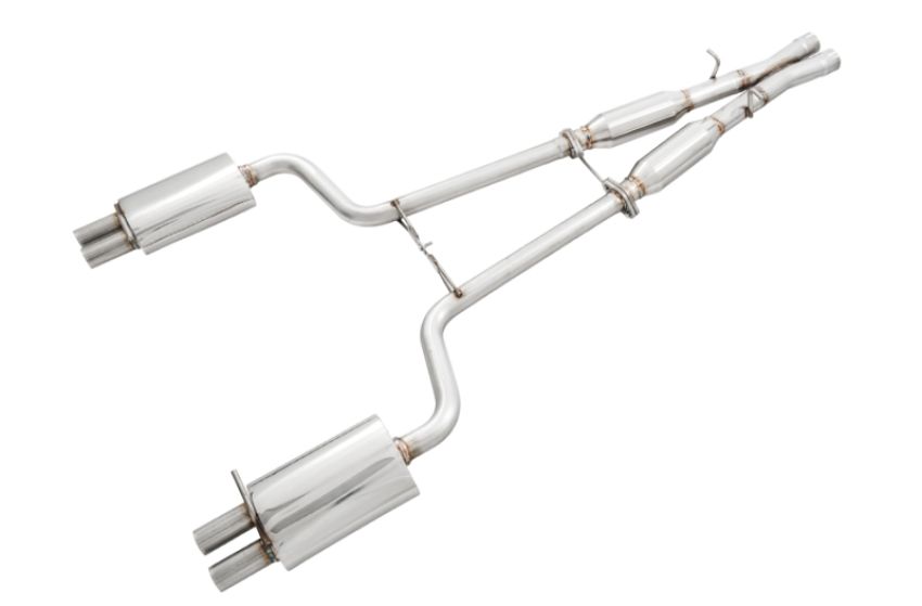 AWE Tuning 3015-43016 Audi B7 S4 Touring Edition Exhaust - Diamond Black Tips