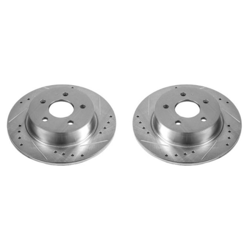 PowerStop AR85149XPR PowerStop Evolution Performance Drilled, Slotted & Plated Brake Rotor Pair