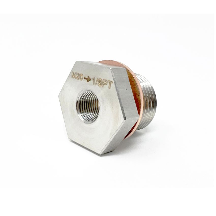 Torque Solution TS-SU-732 Subaru M20-1.5 to 1/8 PT Sensor Adapter Plug