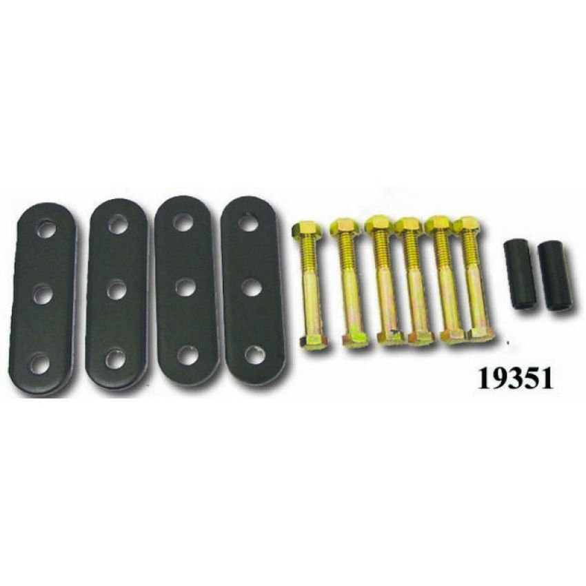 Rugged Ridge 18265.01 HD Front & Rear Leaf Spring Shackles 55-75 CJ