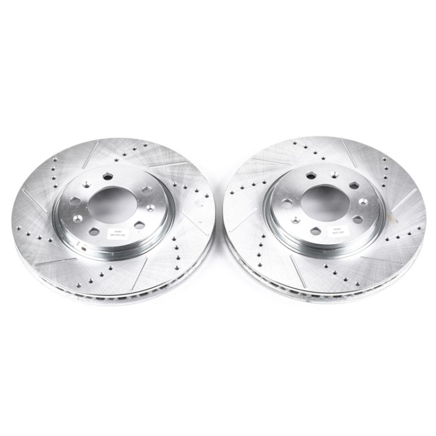 PowerStop AR82108XPR PowerStop Evolution Performance Drilled, Slotted & Plated Brake Rotor Pair