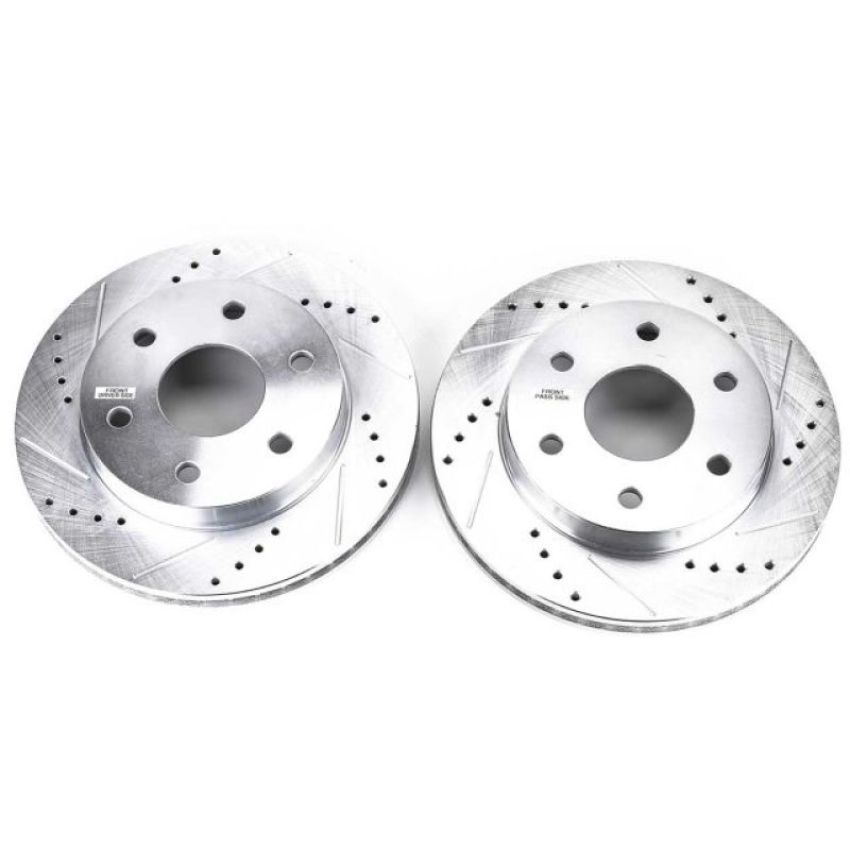 PowerStop AR8640XPR PowerStop Evolution Performance Drilled, Slotted & Plated Brake Rotor Pair