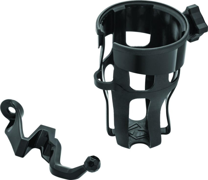 Kuryakyn 6493 Reflex Drink Holder-Passenger Mount Black
