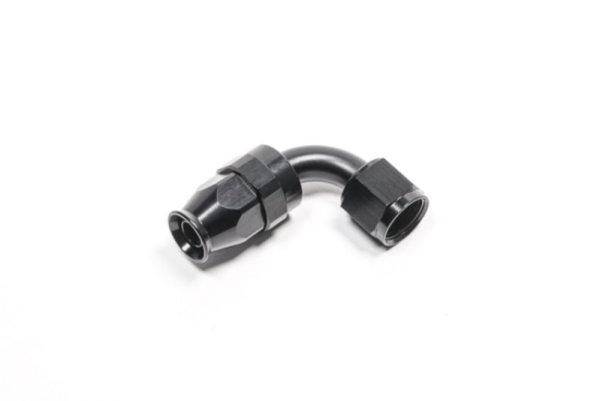 Radium Engineering 14-0636 8AN HOSE END, 90 DEGREE, PTFE, BLACK