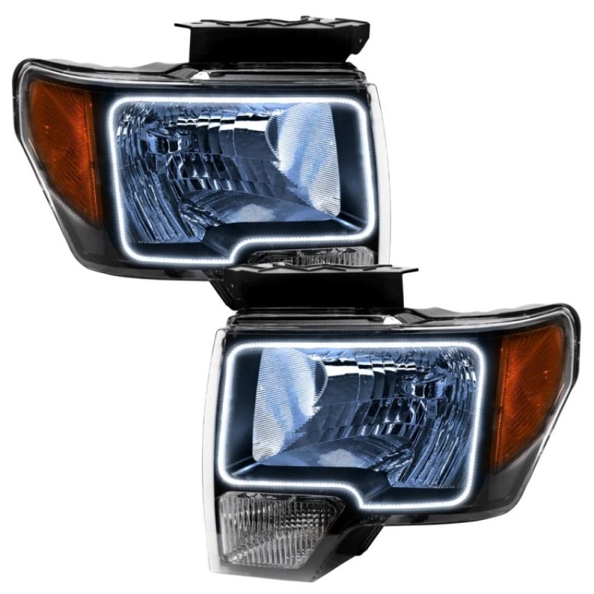 Oracle Lighting 7188-335 2009-2014 Ford F-150 Pre-Assembled LED Halo Headlights - (Black Housing)