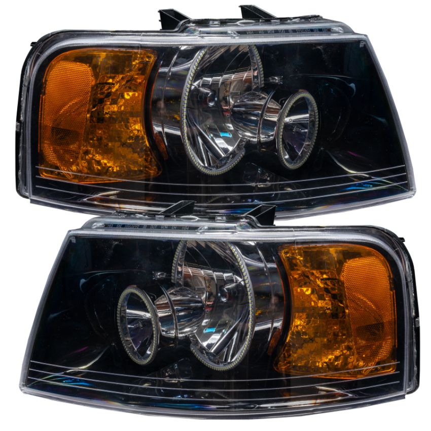 Oracle Lighting 7154-333 SMD Pre-Assembled Headlights, Black Bezel, ColorSHIFT(tm) 2.0