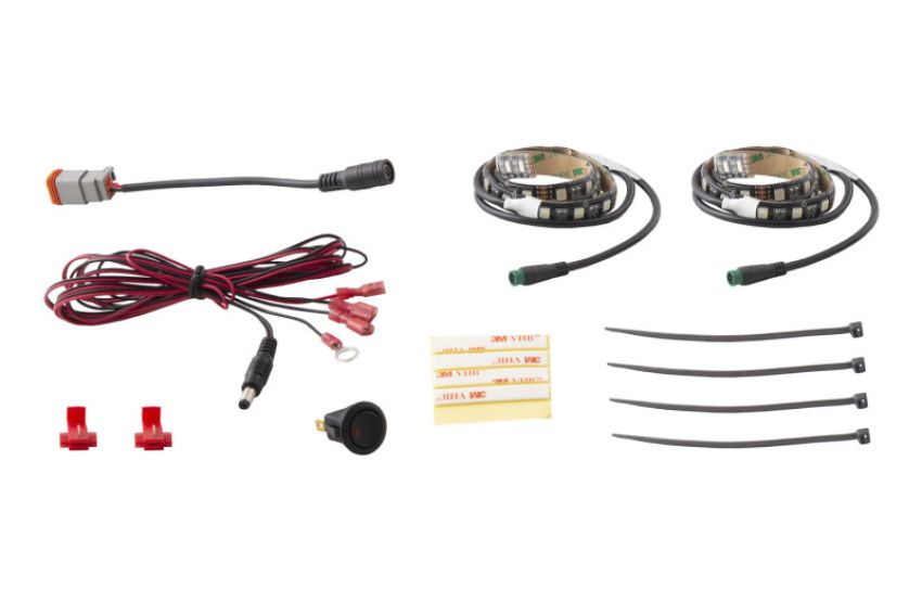 Diode Dynamics DD0438 RGBW Footwell Strip Kit 2pc Multicolor
