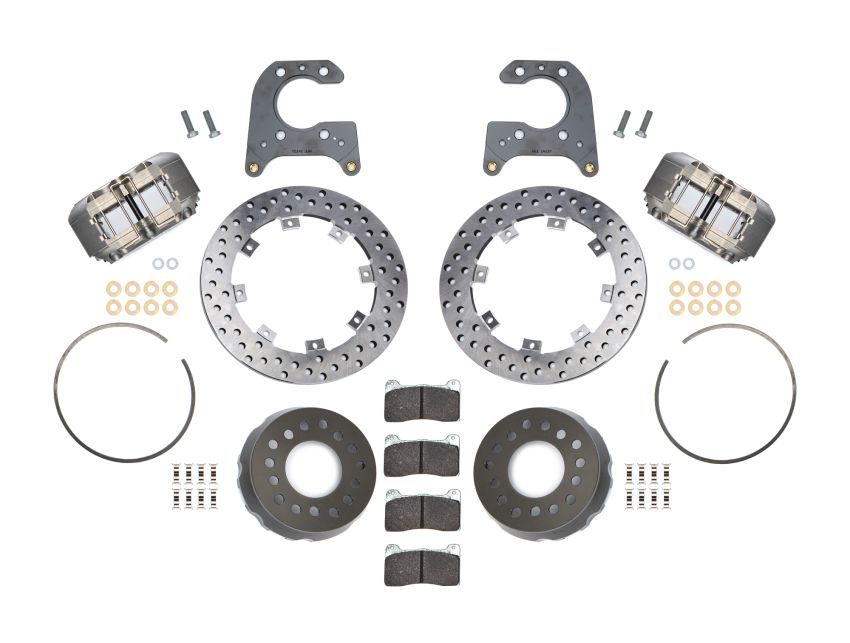 Wilwood 140-14134-D Dynapro Lug Mount Rear Dynamic Kit SA Drilled Big Ford New Style 2.36in Offset