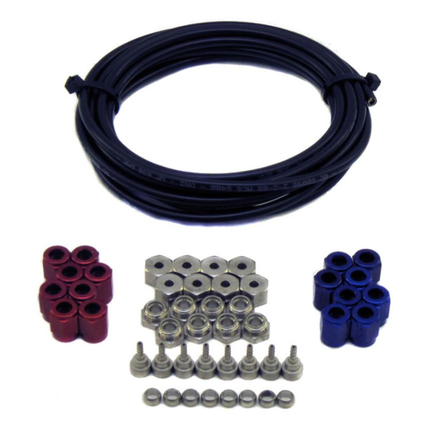 Nitrous Express NX401 D-2 BLACK HOSE CONVERSION FOR 4 CYL. DIRECT PORT SYSTEMS.